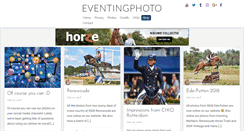 Desktop Screenshot of news.eventingphoto.com
